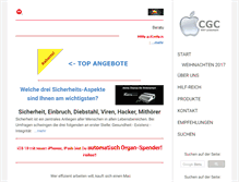 Tablet Screenshot of cgc.ch